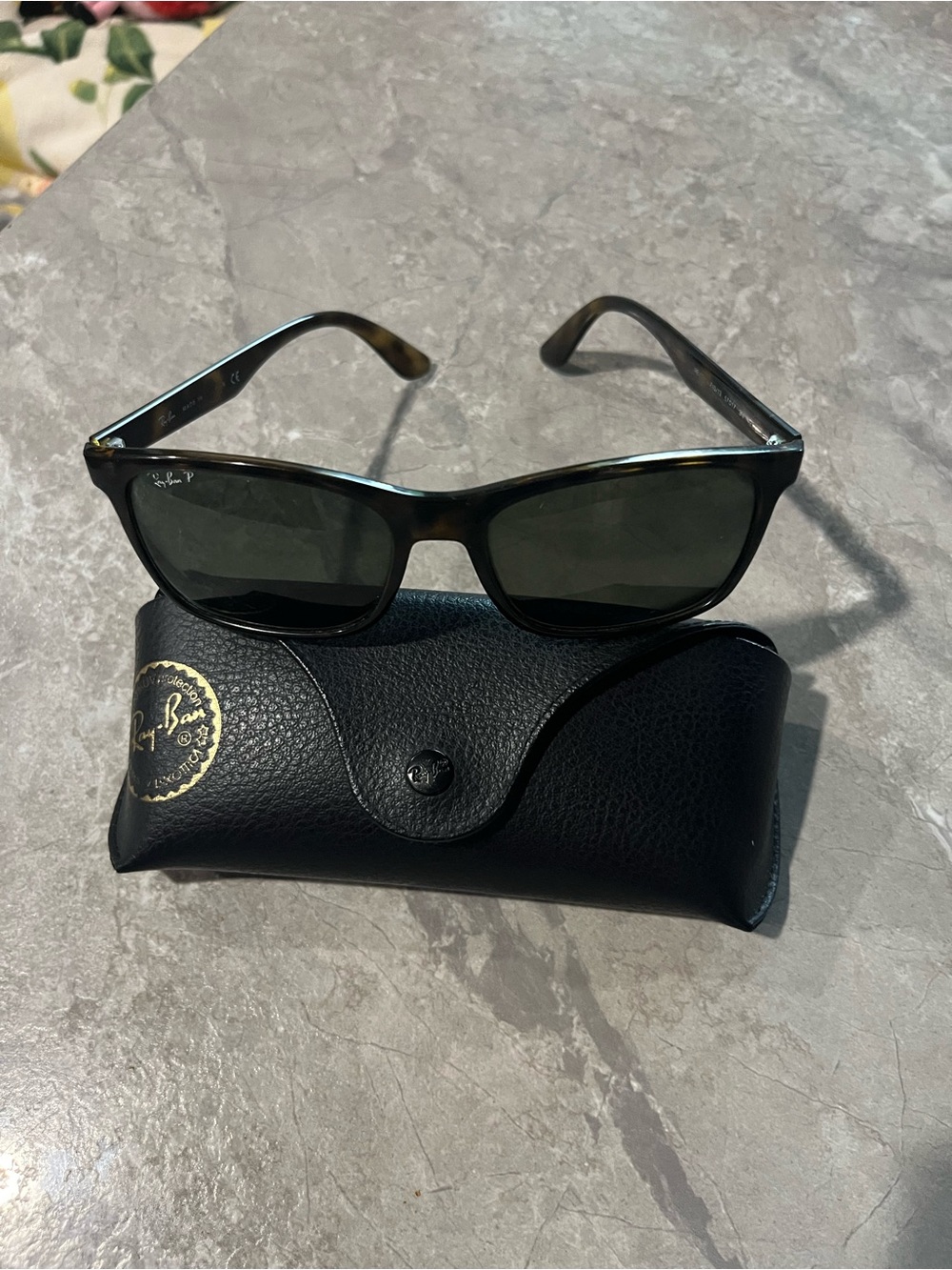 Rayban Tortoise Shell Framed Sunglasses
